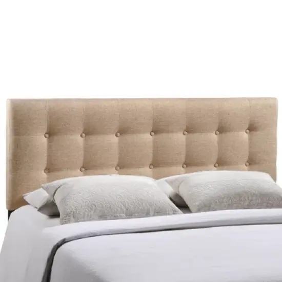 Emily Upholstered Fabric Headboard - Modway image {1}