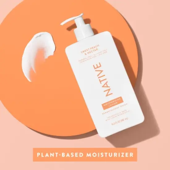 Native Body Lotion Pump - Sweet Peach & Nectar - 16.5 fl oz image {5}