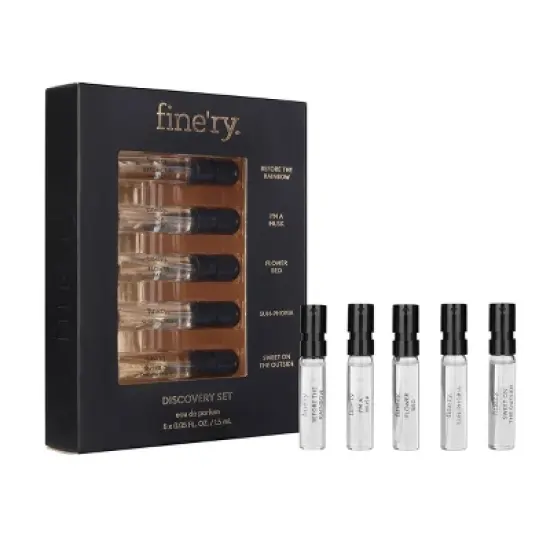 Fine'ry EDP Mini Fragrance Perfume Set - 5ct image {1}