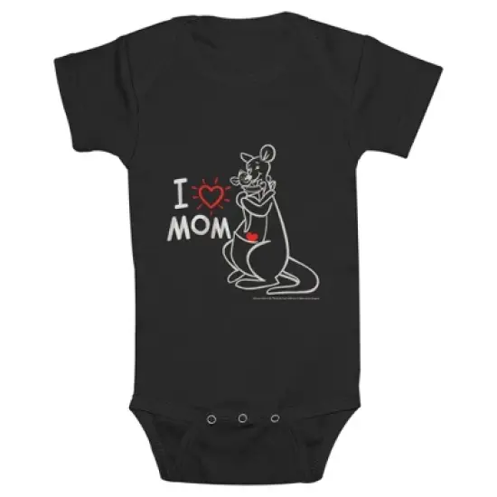 Infant's Winnie the Pooh Kanga and Roo I Love Mom Onesie image {2}