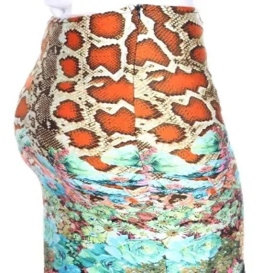 Women's Printed Pencil Skirt - White Mark image {1}