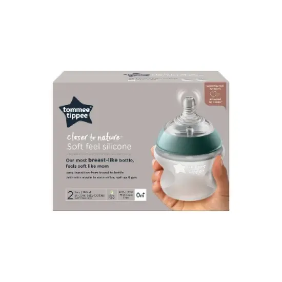 Tommee Tippee Closer to Nature Silicone Baby Bottle - 5oz - 2pk image {7}