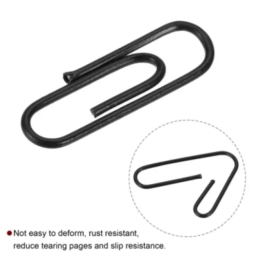 Unique Bargains Small Metal Prevent Tearing Pages Home Office Paper Clip 400 Pcs image {3}