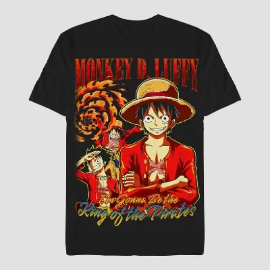 Men's One Piece Short Sleeve Crewneck T-Shirt - Black image {2}