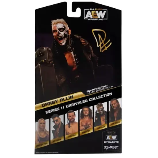 AEW Unrivaled 11 w/ Bat Darby Allin Action Figure image {1}