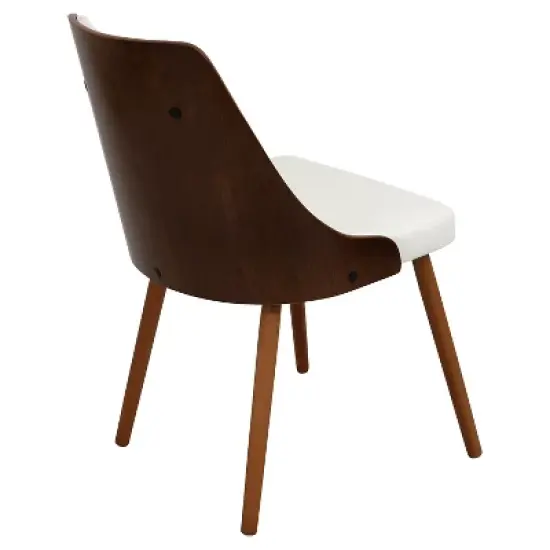 Gianna Mid Century Modern Walnut Dining Chair - Lumisource image {2}