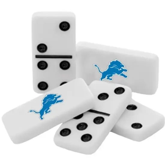 MasterPieces Officially Licensed NFL Detroit Lions 28 Piece Dominoes Game for Adults image {2}