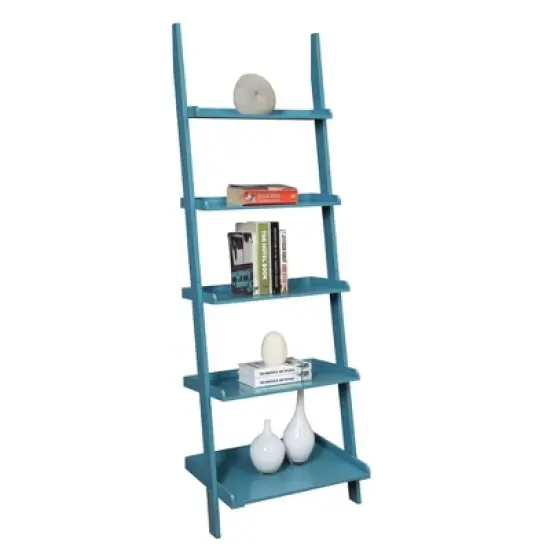 72.25" French Country Bookshelf Ladder - Breighton Home image {6}