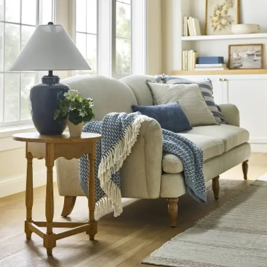 Large Ceramic Table Lamp Blue - Threshold&trade; designed with Studio McGee image {2}