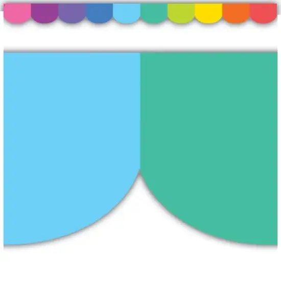 Teacher Created Resources&reg; Colorful Scalloped Die-Cut Border Trim, 35 Feet Per Pack, 6 Packs image {2}