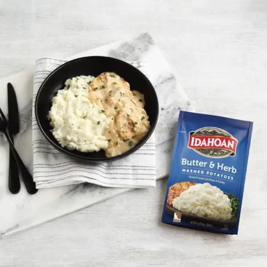 Idahoan Gluten Free Butter & Herb Mashed Potatoes - 4oz image {2}