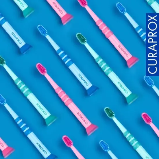 Curaprox Baby Toothbrush, Ultra Soft for Ages 0&ndash;4 for Safe and Gentle First Tooth Cleaning image {6}