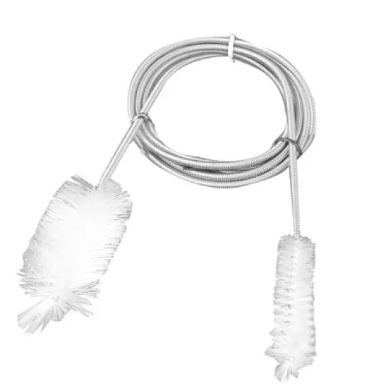 Unique Bargains Aquarium Metal Flexible Water Filter Pipe Air Tube Hose Cleaning Brush 65 inches image {2}