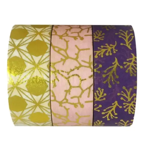 Wrapables Washi Masking Tape (Set of 3) image {21}