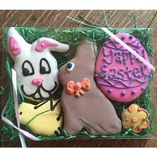 Midlee Easter Bunny Gift Box Dog Treats image {3}