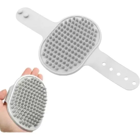 BABYYER Self Cleaning Slicker Brush for Dogs & Cats,Skin Friendly Pet Grooming Deshedding Tool, Puppy Brush for Long Haired Pets, Pet Supplies image {2}