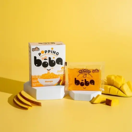 Yulu Popping Bursting Boba Fruit Bubbles For Boba Tea - 6ct image {4}