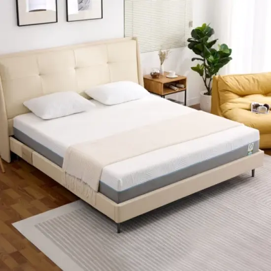 MUUEGM 12&rdquo; Gel Memory Foam Mattress| Medium Firm Mattress for Cool Sleep & Pressure Relief, CertiPUR-US Certified image {7}