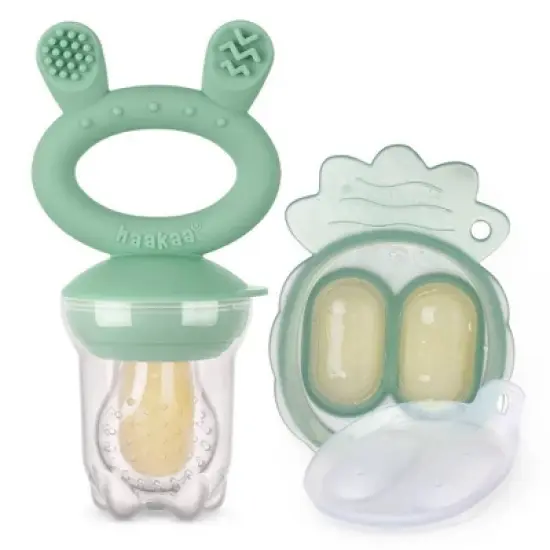 haakaa Silicone Freeze-N-Feed Mini Combo - Green image {1}