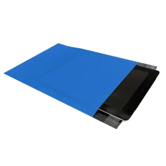 UOFFICE Pack of 500 Blue Poly Mailer Envelopes 9" x 12" image {4}