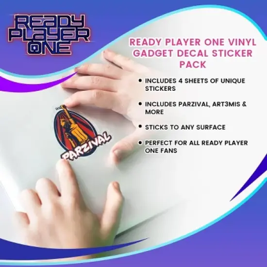 Paladone Products Ltd. Ready Player One Vinyl Gadget Decal Sticker Pack image {6}