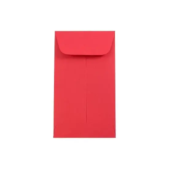 JAM Paper #6 Coin Business Colored Envelopes 3.375 x 6 Red Recycled 356730561 image {2}