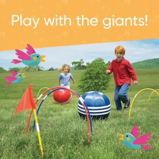 HearthSong Oversized Kick Croquet Outdoor Game for Kids image {2}