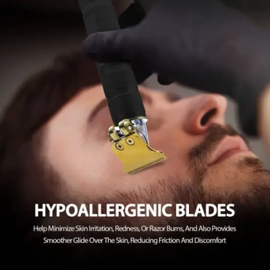 The Cutting Edge LCD Display Rechargeable Zero Gap T-Blade Trimmer - Trial Size - 5ct image {4}