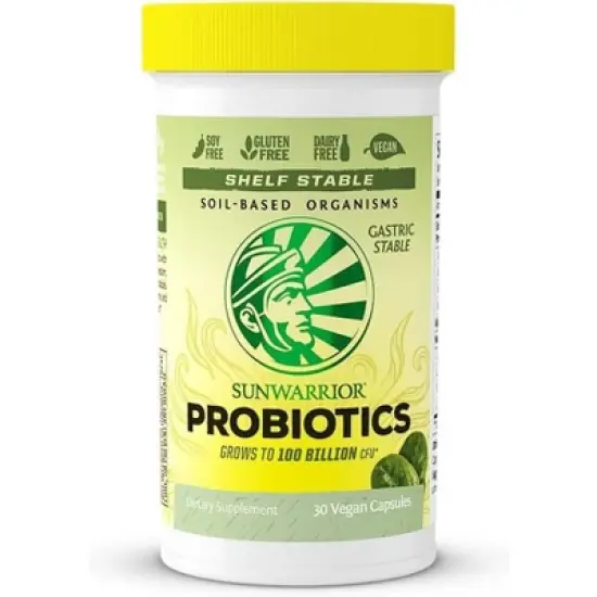 Probiotic Capsules, 10 Billion CFU grows to 100 billion CFU, Sunwarrior, 30ct image {6}
