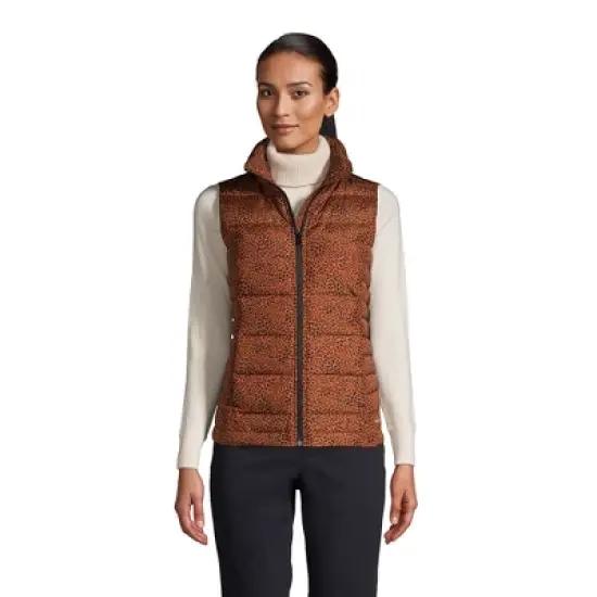 Lands' End Women's Winter Down Puffer Vest image {8}