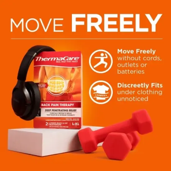 ThermaCare HeatWraps S/M, 2 Count image {3}