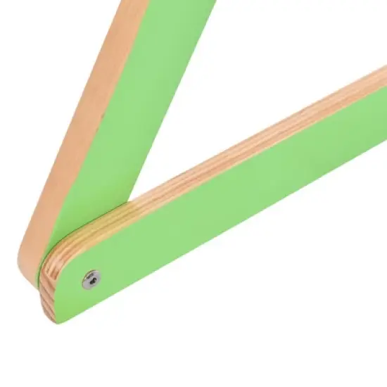 Wooden Climbing Triangle Toys - Indoor Arc Climber Jungle with Ramp and Arch Toy Rocker, Reversible Multifunction Playset Natural Wood Playground image {7}