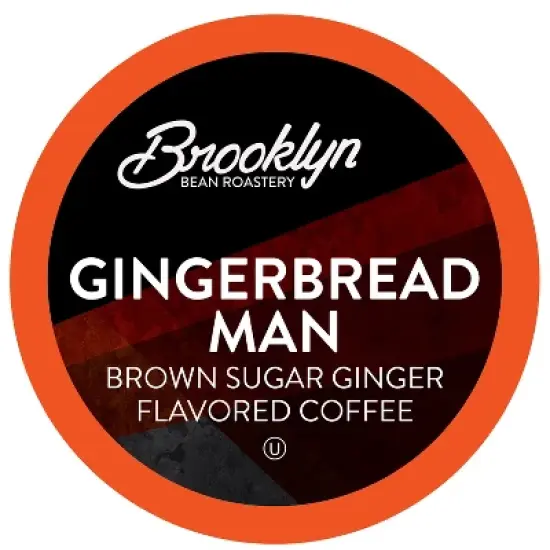 Brooklyn Beans Gingerbread Man Flavored Coffee Pods,Compatible 2.0 Keurig, 40 Ct image {11}
