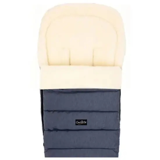 Cover Baby 0-3 Years Arctic Organic Wool Adjustable Footmuff in Navy image {2}