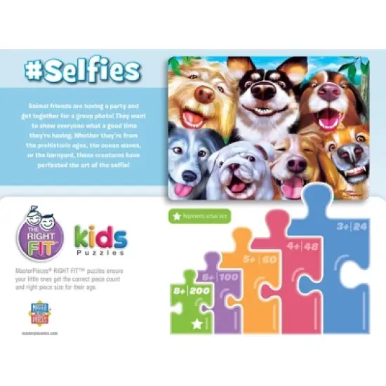 MasterPieces 200 Piece Jigsaw Puzzle for Kids - Goofy Grins - 14"x19" image {3}