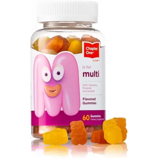 Chapter One by Zahler Multivitamin for Kids, Includes Vitamin C, Vitamin D3 & Zinc, Certified Kosher - 60 Flavored Gummies image {4}