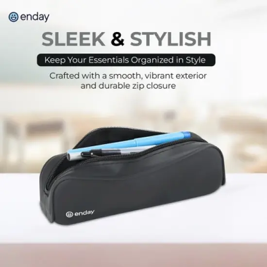 Enday Silicon Pencil Case, Silicon Pencil Pouch Aesthetic, Cute Pencil Pouch, Small Pencil Pouch, Portable Small Pencil Case image {5}