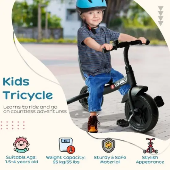 Cesicia 3-Wheel Recreation Ride, Toddler Tricycle With Bell image {9}