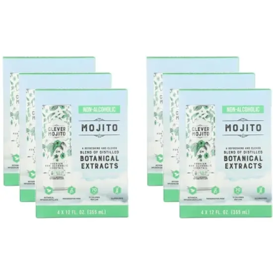 Clever Mojito - Case of 6 - 4 cans/12 fl oz. image {2}