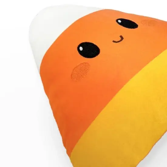 2pk Mini Decor Pillows Candy Corn and Treat or Trick - Bullseye's Playground&trade; image {2}