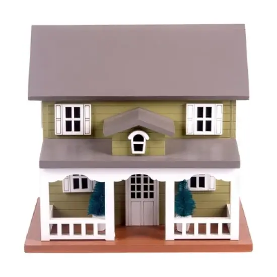 Vandue Outdoor Wooden Birdhouse - Victorian Moss Green image {4}