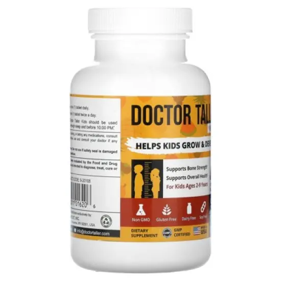 NuBest Doctor Taller, Kids Ages 2-9 Years, Grape, 90 Chewable Tablets image {3}