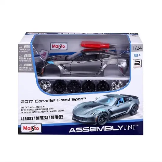 Maisto Die Cast 1:24 Scale AL 2017 Chevrolet Corvette Grand Sport image {3}