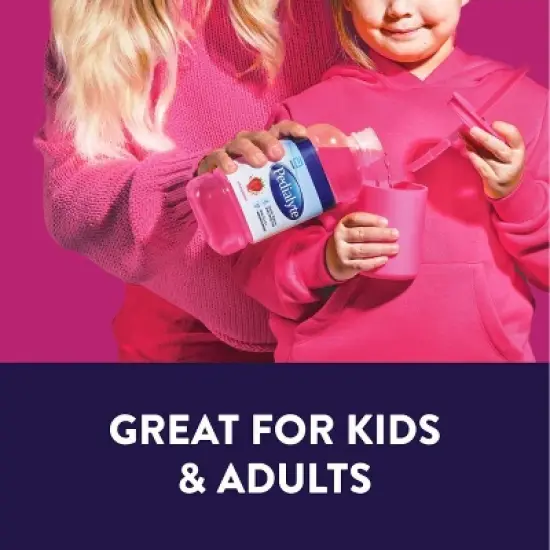 Pedialyte Electrolyte Solution Hydration Drink - Strawberry - 33.8 fl oz image {5}