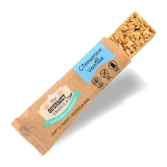 The Gourmet Granola Cinnamon Vanilla Granola Bars - Pack of 12 image {2}