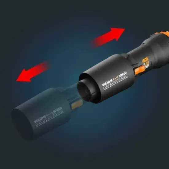 Worx Nitro WG585.9 40V Power Share PRO LEAFJET Cordless Leaf Blower with Brushless Motor (Tool Only) image {5}