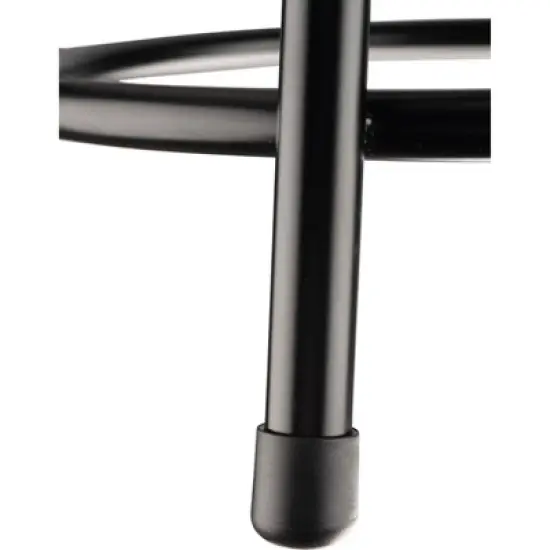 2pk 24" Heavy Duty Steel Counter Height Barstool with Backrest Black - Hampden Furnishings image {7}