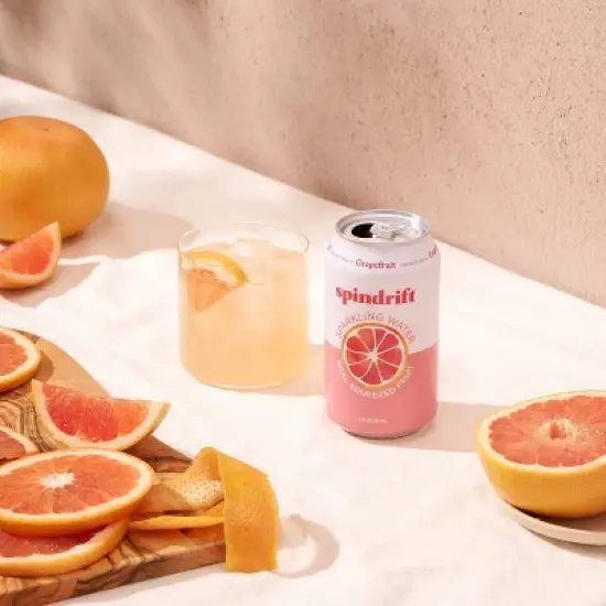 Spindrift Grapefruit Sparkling Water - 8pk/12 fl oz Cans image {5}