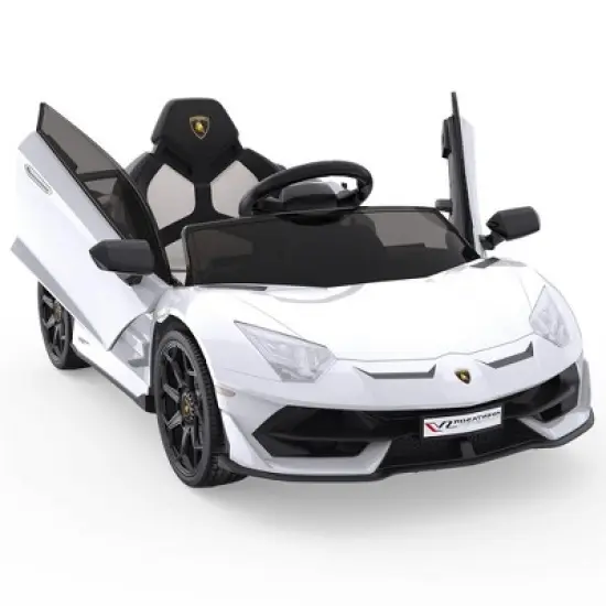 Ride on Car for Kids 12V Licensed Lamborghini Electric Vehicles Battery Powered Sports Car with Control image {10}
