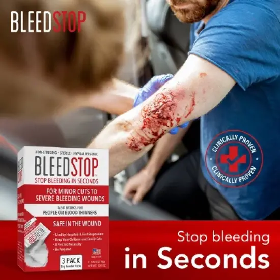 BleedStop 3-Pack Powder - 45g image {7}